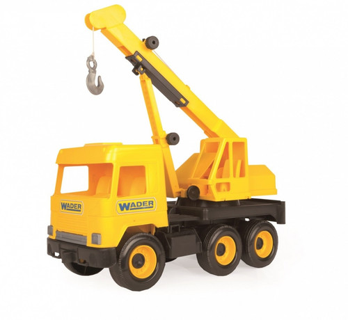 Wader Middle Truck Crane Yellow 38cm 3+