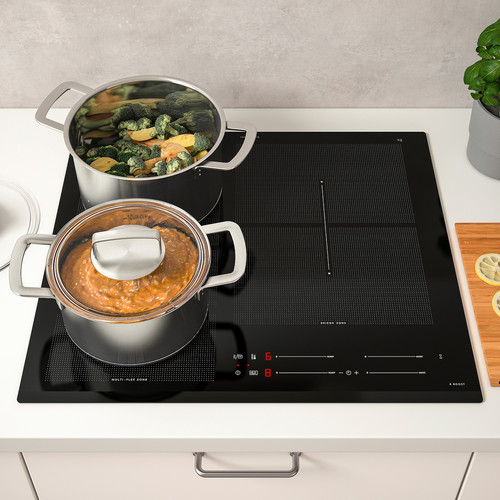 HÖGKLASSIG Induction hob, black IKEA 700 black, 59 cm