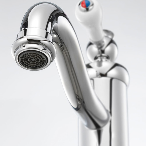 HAMNSKÄR Wash-basin mixer tap, chrome-plated