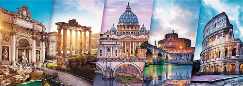 Trefl Jigsaw Puzzle Panorama Journey to Italy 500pcs 10+