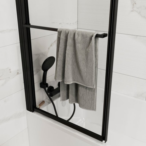 GoodHome Shower Set Cavally, matt black