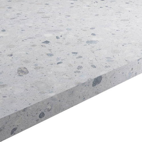 GoodHome Laminate Kicthen Worktop Algiata 62x2.2x300 cm, terrazzo