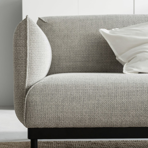 ÄPPLARYD 3-seat sofa, Lejde light grey