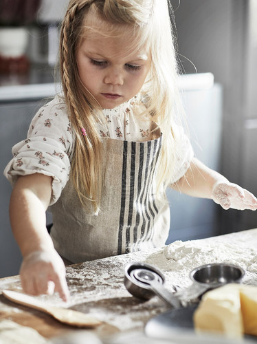 MARIATHERES Children's apron, beige