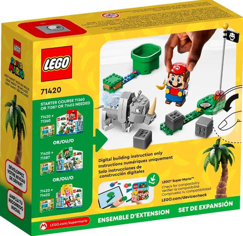 LEGO Super Mario Rambi the Rhino Expansion Set 7+