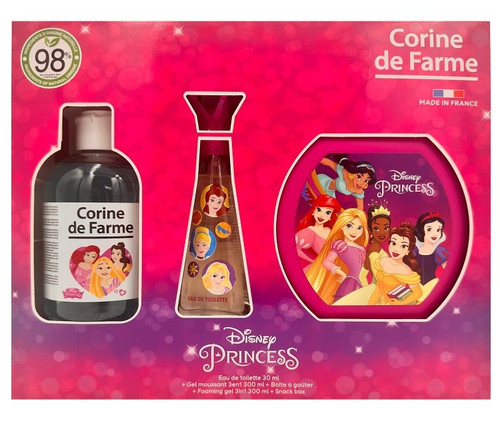 CORINE DE FARME Disney Princess Gift Set (Eau De Toilette 30ml + Foaming Gel 3in1 300ml + Snack Box)