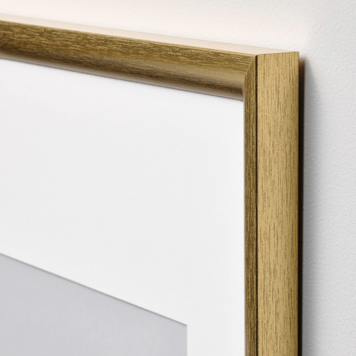 SILVERHÖJDEN Frame, gold-colour, 61x91 cm