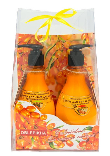 Energy of Vitamins Gift Set - Hand Cream + Foot Cream, Sea Buckthorn