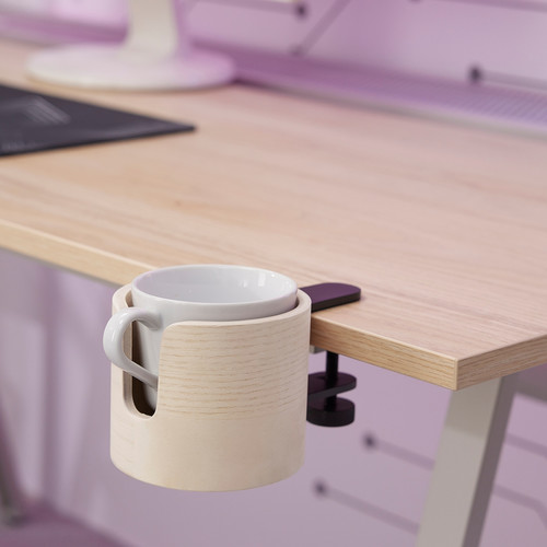 LÅNESPELARE Mug holder, ash veneer