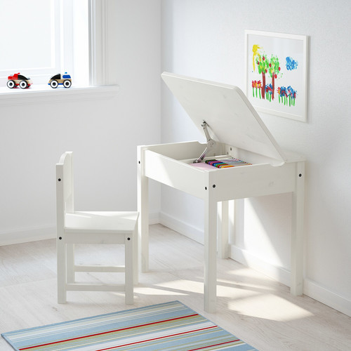 SUNDVIK Children's desk, white, 60x45 cm