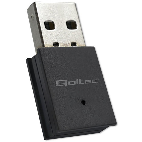 Qoltec Mini Adapter Wi-Fi, BT 4.0