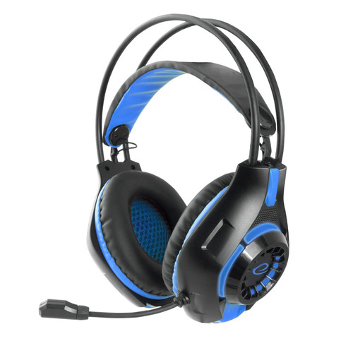 Esperanza Gaming Headphones with Microphone Deathstrike, blue