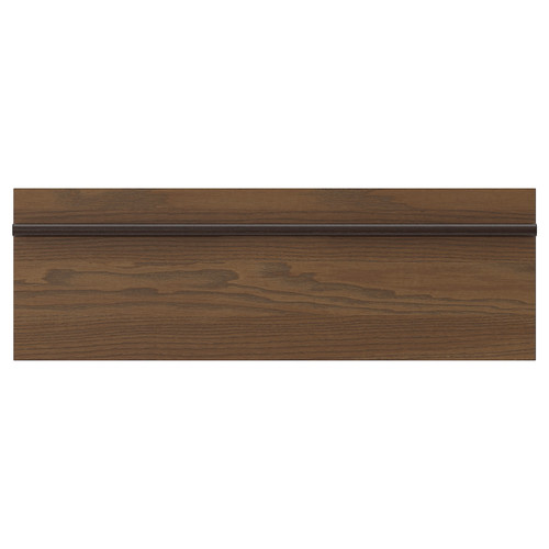 STENSTA Drawer front, dark brown ash veneer, 60x20 cm