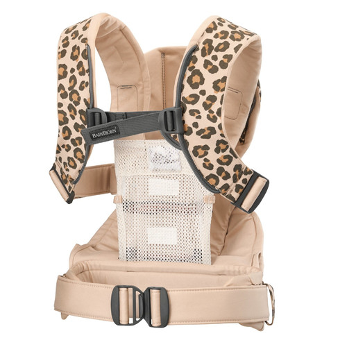 BABYBJÖRN - Baby Carrier ONE AIR, Beige/Leopard 0-36m