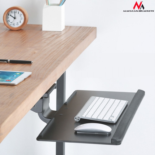 Maclean Ergonomic Under-Desk Keyboard Tray MC-795