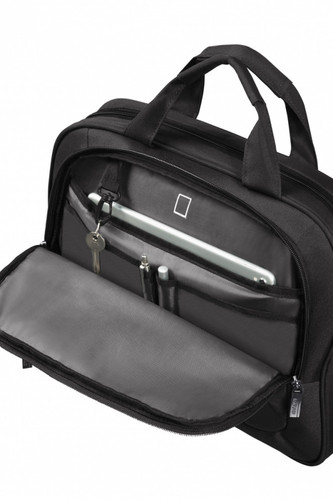 American Tourister Laptop Bag AT WORK 13.3-14.1", black-orange