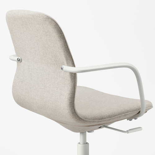 LÅNGFJÄLL Office chair with armrests