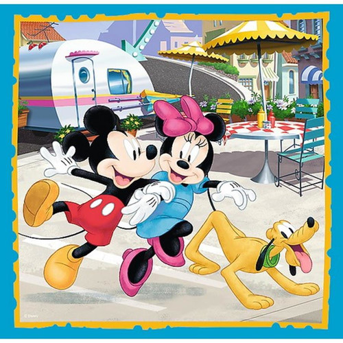 Trefl Children's Puzzle 3in1 Mickey Mouse & Friends 3+