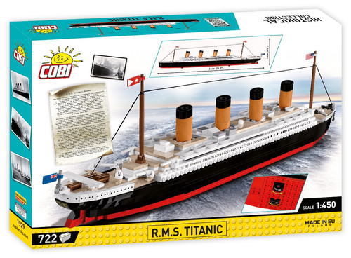 Cobi Blocks RMS Titanic 1:450 722pcs 8+