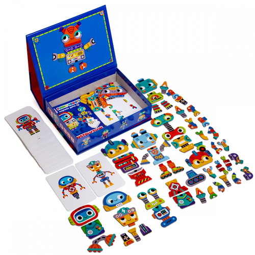 Roter Kafer Magnetic Game Funny Robots 3+