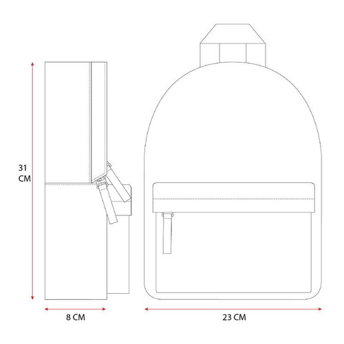 Kidzroom Children's Backpack Paris Harmony pink