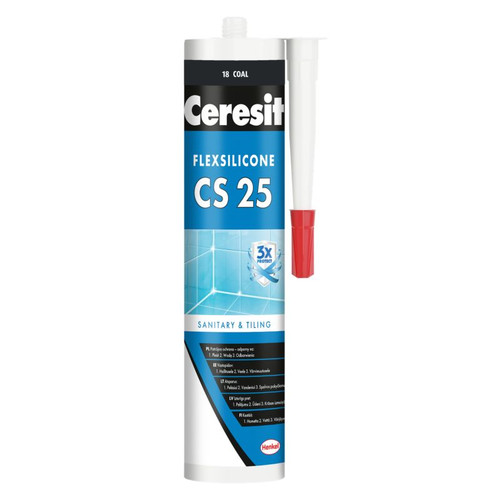 Ceresit Sanitary Flexsilicone CS 25 280ml coal