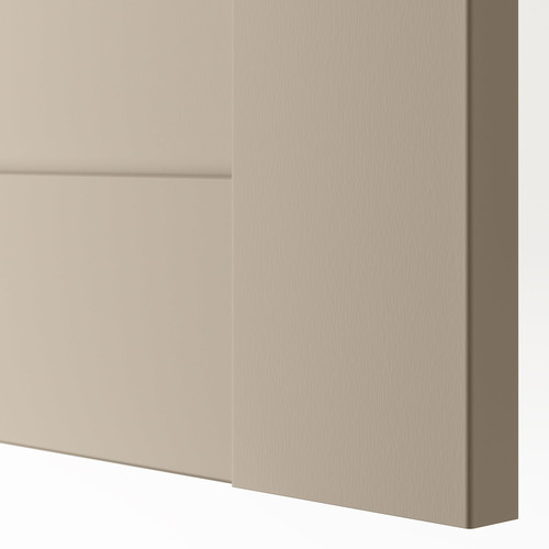 BERGSBO Door, beige, 50x229 cm