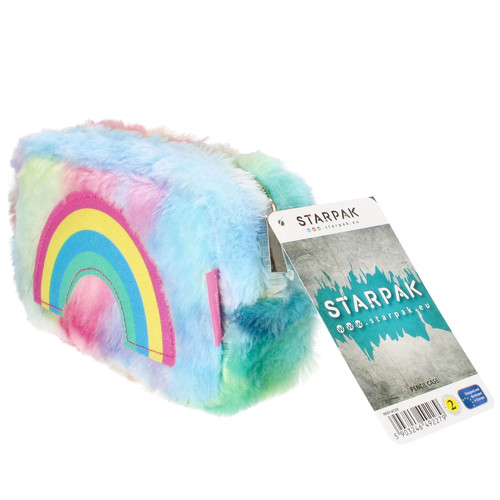 Plush Pencil Case Rainbow