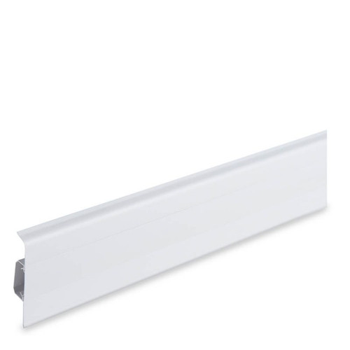 GoodHome PVC Skirting Board Core 24 x 75 x 2200 mm, white