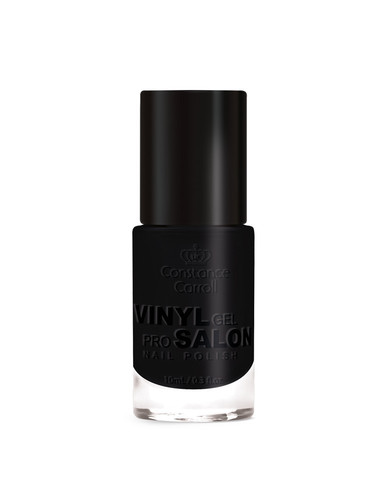 Constance Carroll Vinyl Gel Pro Salon Nail Polish no. 30 Black Night 10ml