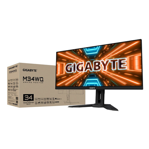 Gigabyte 34" Monitor M34WQ 144Hz 1ms/IPS/HDMI/USBC/DP