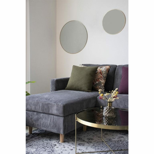 Mirror Jersey 40cm, round, gold