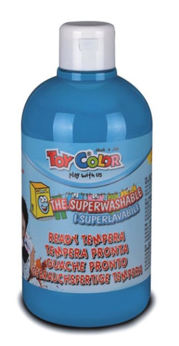 Toy Color Tempera Paint 500ml, light blue