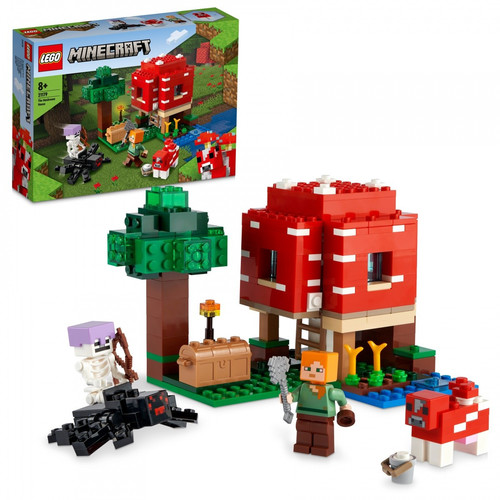 LEGO Minecraft The Mushroom House 8+