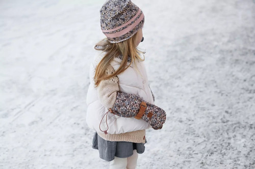 Elodie Details Winter Beanie - Blue Garden, 1-2 years