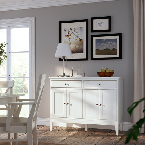 IDANÄS Sideboard, white, 124x50x95 cm