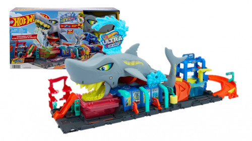 Hot Wheels City Ultra Shark Car Wash HTN82 3+