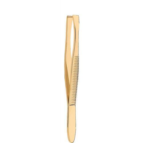 Tweezers Straight gold