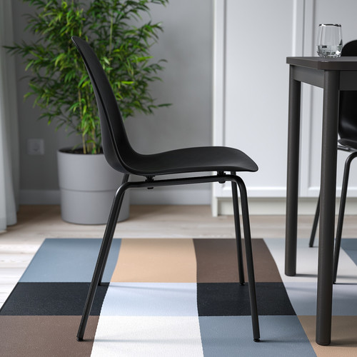 LIDÅS Chair, black/Sefast black