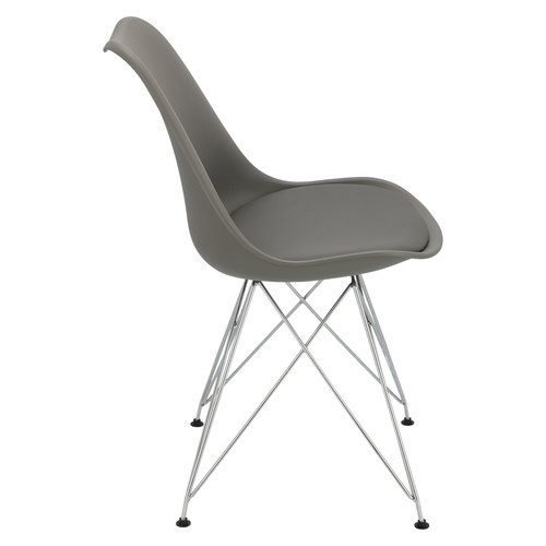 Dining Chair Norden DSR PP, dark grey