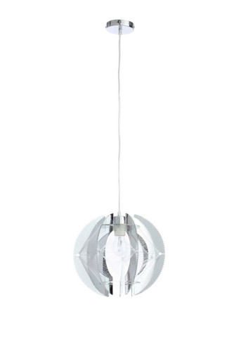 GoodHome Pendant Lamp Bastberg 31cm E27, chrome