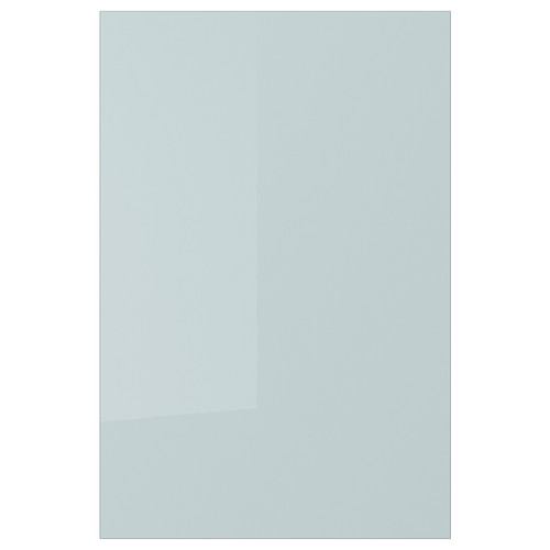 KALLARP Door, high-gloss light grey-blue, 40x60 cm