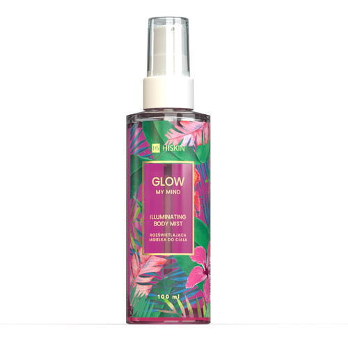 HISKIN Glow My Mind Illuminating Body Mist Pink 100 ml