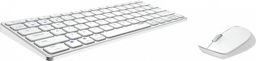 RAPOO Keyboard and Mouse Set 9600M, white