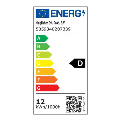 Diall LED Bulb G95 E27 1521lm 2700K