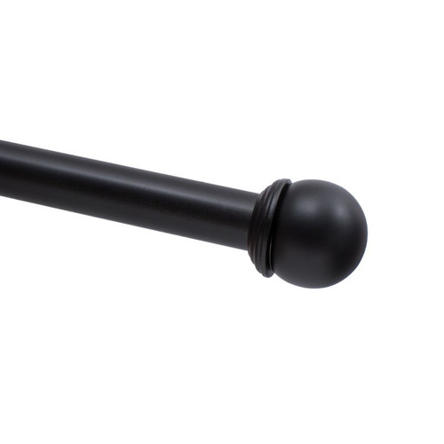 Curtain Pole Finial Ball Max 19 mm, matt black