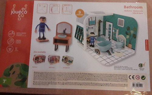 Joueco Mini Bathroom Playset 3+