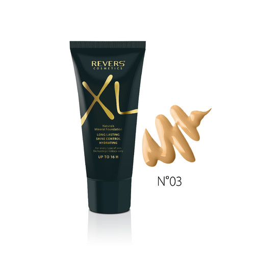 REVERS Foundation XL Natural Minerals 03 Peach 30ml