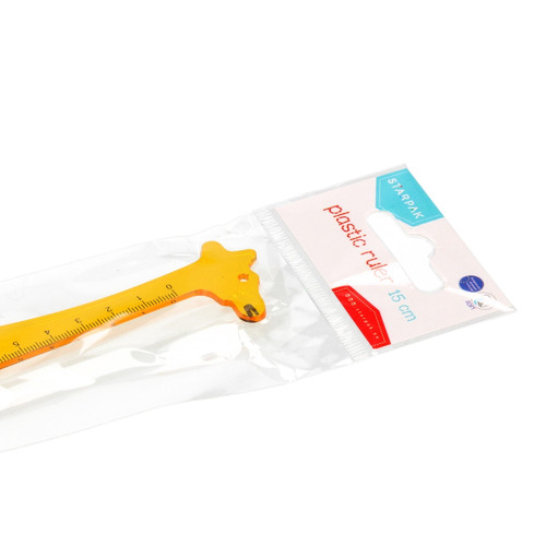 Starpak Plastic Ruler Giraffe 15cm