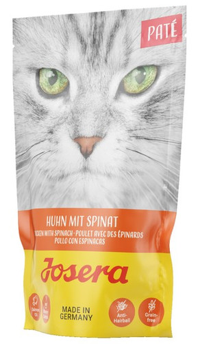 Josera Cat Food Chicken Pate with Spinach 85g